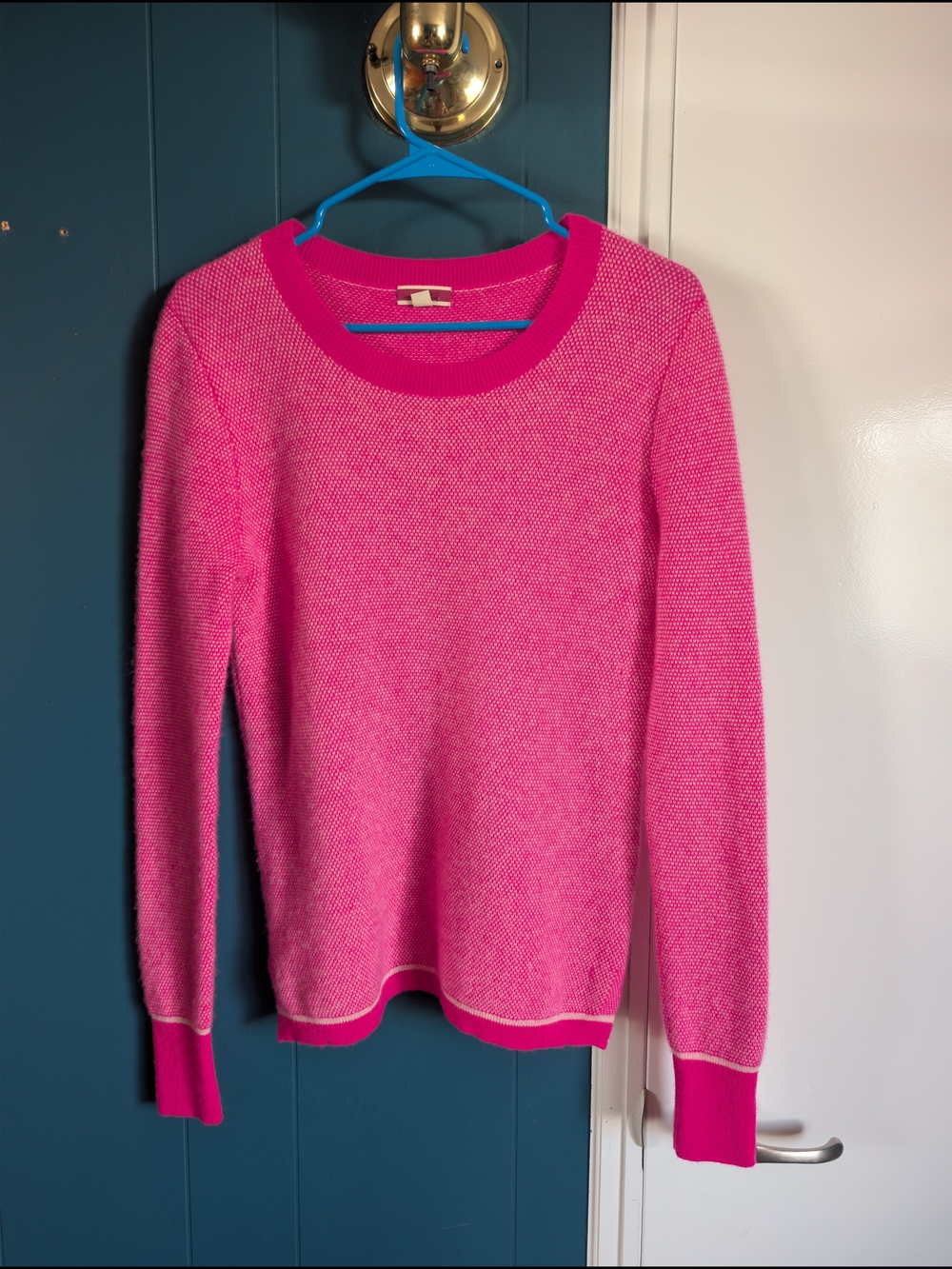 J. Crew Cashmere Pink Crewneck Sweater - Women